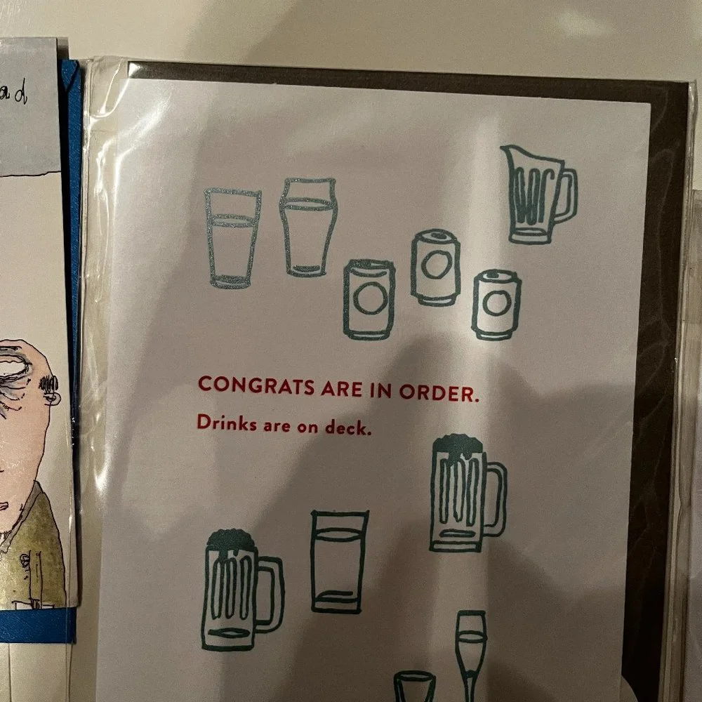 Greeting Card‎ Lot - Good Luck, Bon Voyage, Congratulations, Engagement (new)